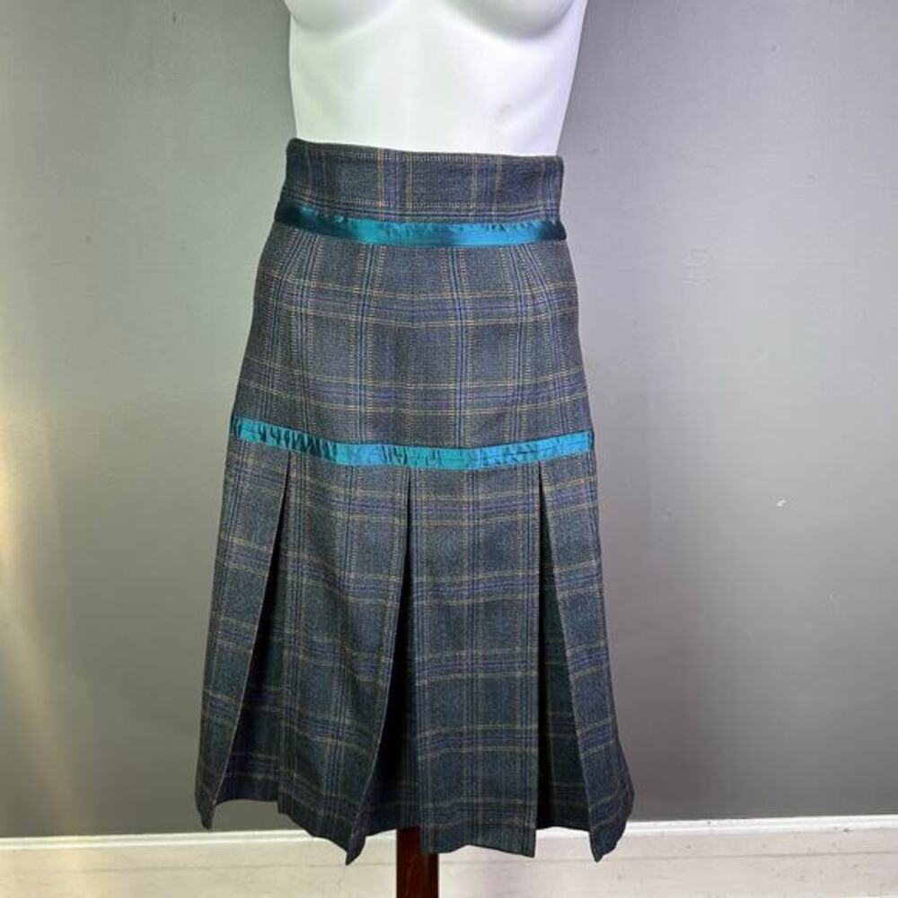 Plenty Tracy Reese‎ skirt size 2 y2k coquette Corpcore kilt drop waist clueless